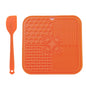 20cm Dog Lick Mat Large Square Dog Cat Pet Slow Feeder Feeding Lick Licking Mat Silicone Suction Cup