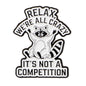 We’re all Crazy Funny Raccoon Enamel Brooch Lapel Pin Badge Novelty Gift Mental Health ADHD