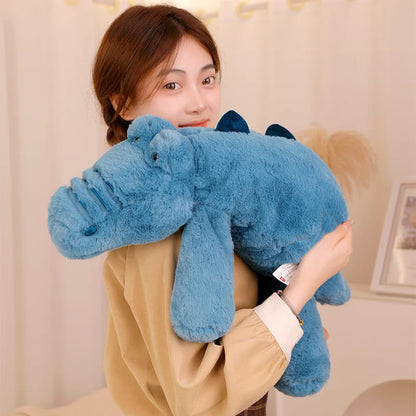 Large Raccoon, Fox, Crocodile or Sloth Soft Fluffy Plush Toy Pillow