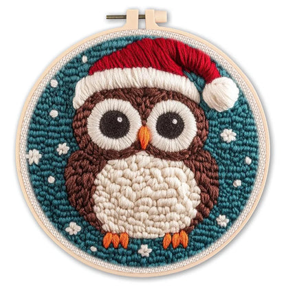 DIY 20cm Punch Needle Beginner Set Kit – Animal Designs Craft Embroidery