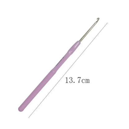 3‑Pack Crochet Hook Set – Soft-Grip Plastic Handles, Perfect for DIY Crafts & Gifts - Pastel Colours