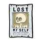 Skeleton Lost Myself Poster Funny Sarcastic Enamel Brooch Lapel Pin Badge Novelty Gift