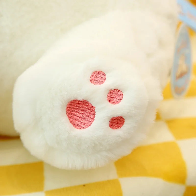 Giant Lazy Bunny Plush Toy – Soft White Rabbit Stuffed Animal in 35–80 cm Sizes