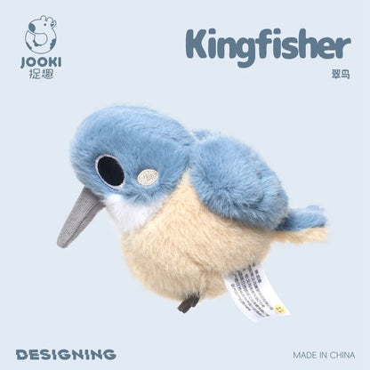 11cm Lifelike Mini Bird Plush Soft Toy – Kingfisher, Sparrow, Sunbird, Myna & More