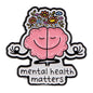 Mental Health Matters Enamel Brooch Lapel Pin Badge Gift ADHD Autism Anxiety Neurodivergent
