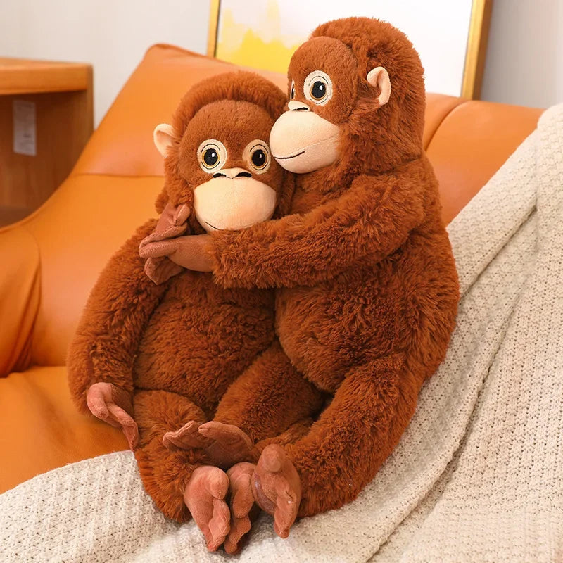 66cm Orangutan Plush Soft Toy – Large Monkey Cuddly Plush Gift