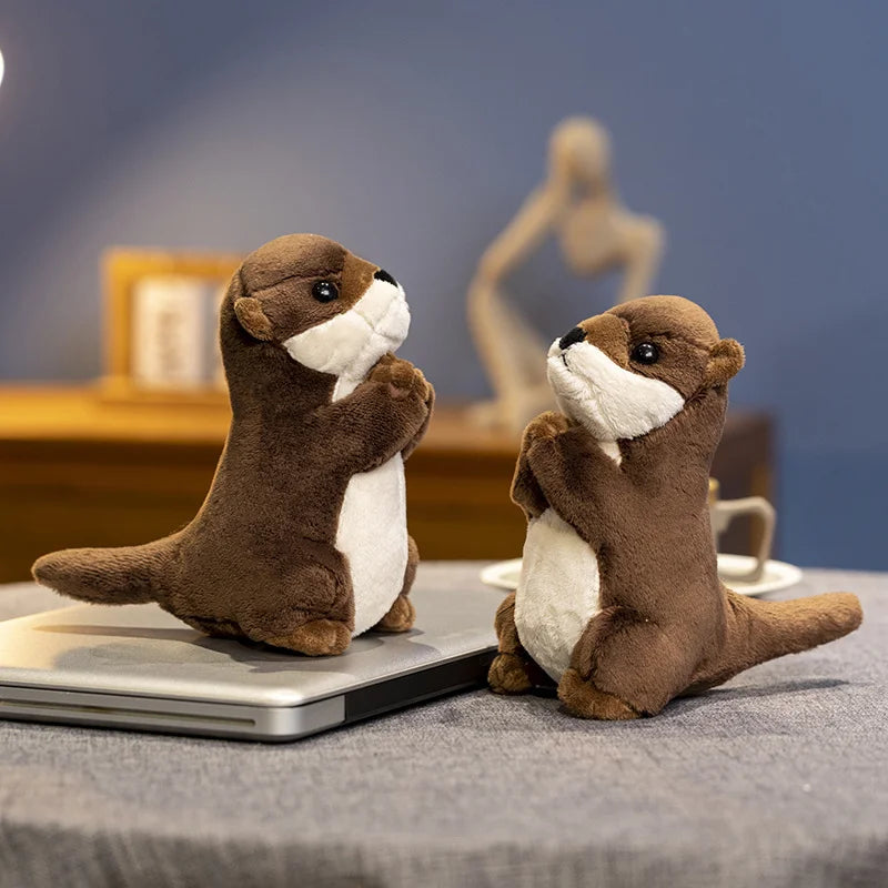 19cm Cute Brown Otter Plush Soft Toy