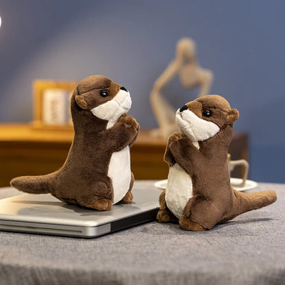19cm Cute Brown Otter Plush Soft Toy