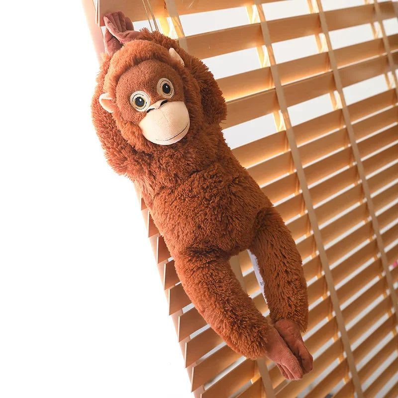 66cm Orangutan Plush Soft Toy – Large Monkey Cuddly Plush Gift