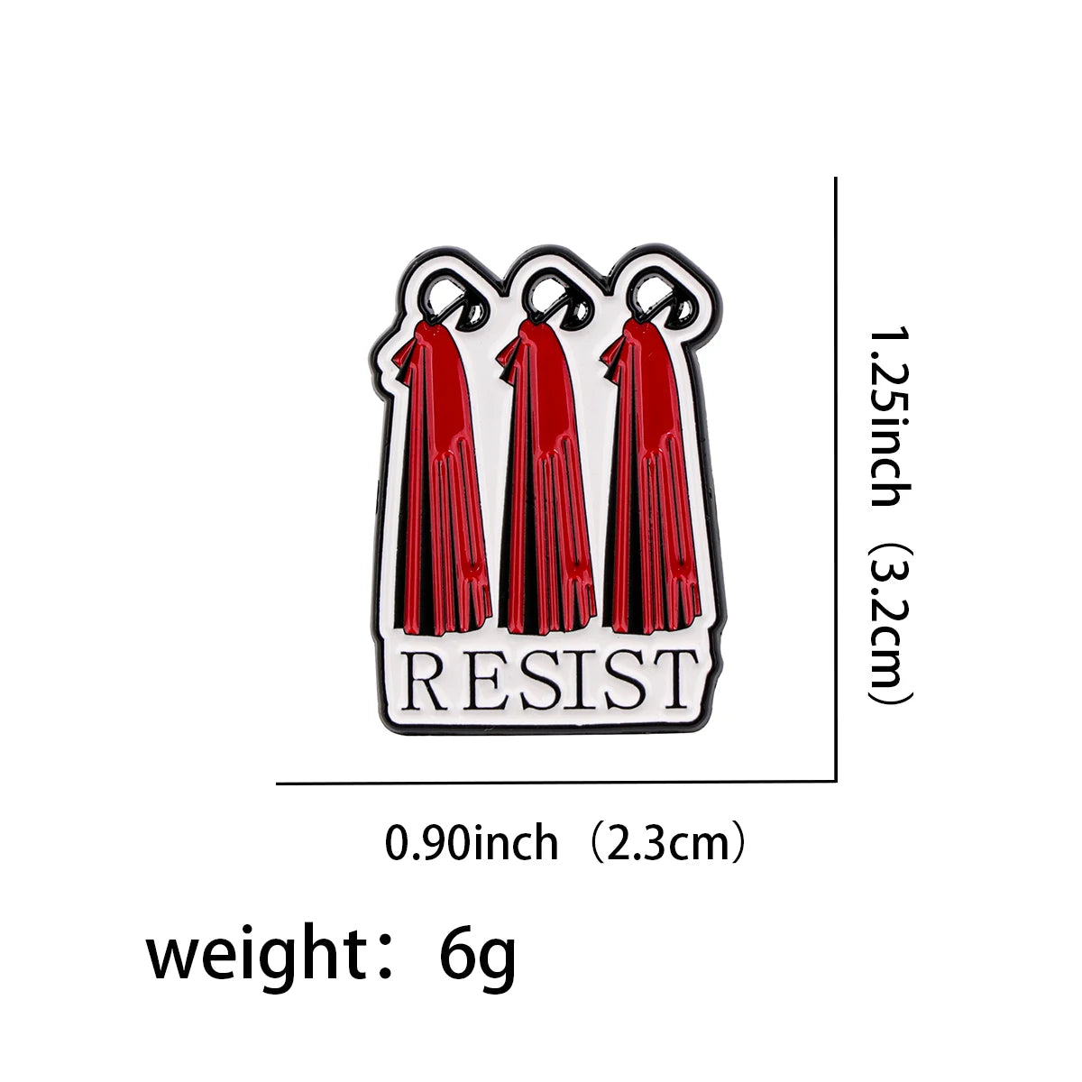 Women's Rights Feminism Feminist Enamel Pin Badge Handmaid Brooch Lapel Backpack Accessories
