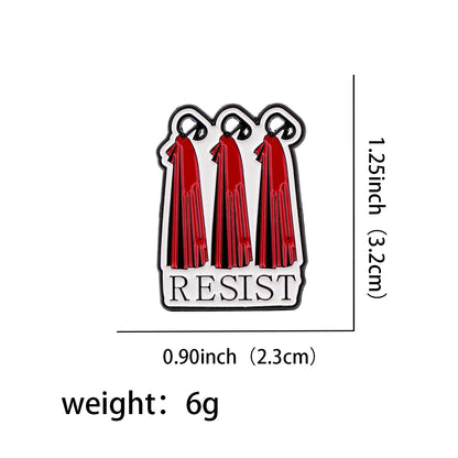 Women's Rights Feminism Feminist Enamel Pin Badge Handmaid Brooch Lapel Backpack Accessories