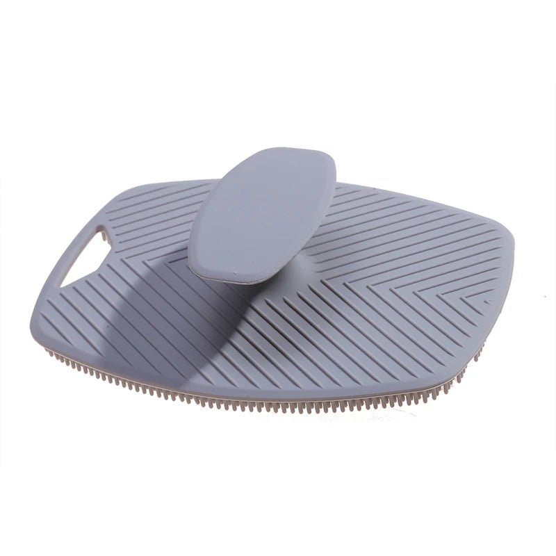 Soft Silicone Exfoliating Shower Brush – Gentle Body Cleanser & Massage Scrubber