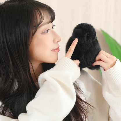 Realistic Crow Raven Plush – 15cm or 20cm Black Bird Soft Toy