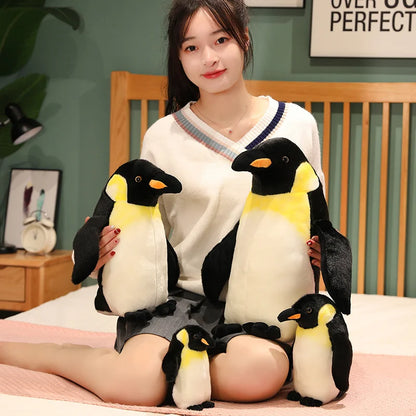 17-45cm Large Realistic Penguin Bird Plush Soft Toy