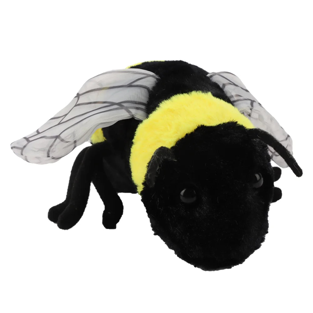 20-26cm Lifelike Bee Plush – Soft Honeybee Stuffed Soft Toy Insect Bug