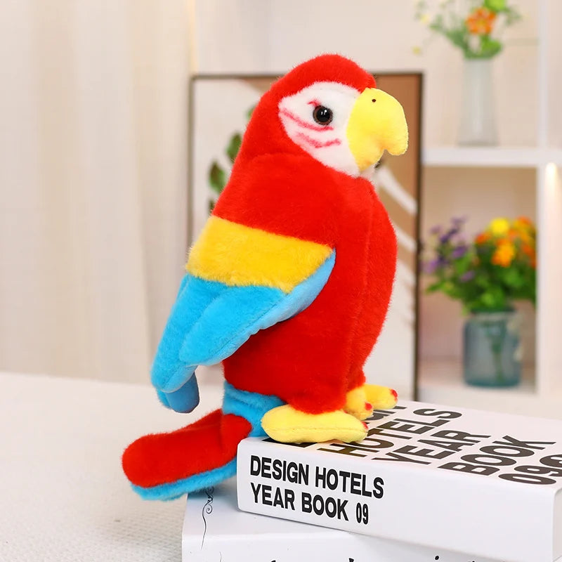 Lifelike Bird Plush 20-30cm–Parrot, Peacock, Pelican, Eagle, Cockatoo, Vulture & More Soft Toys