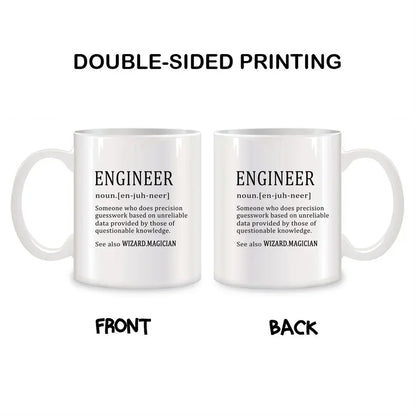 Engineer Mug – Funny Novelty 11oz Ceramic Coffee Cup Boss Coworker Office Gift