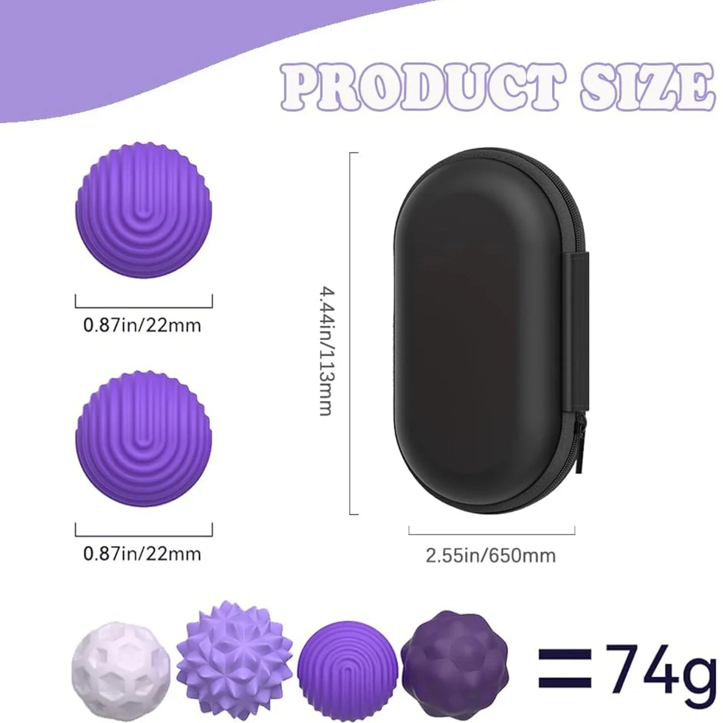 Magnetic Sensory Fidget Ball Toy – Calming Stress Relief Anxiety ADHD Autism Mental Health