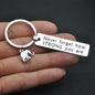 Inspirational Positive Keychain Keyring Elephant - Never Forget How Strong You Are