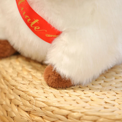 25CM Cute Cartoon Graduate Capybara Plush Soft Toy Graduation Gift