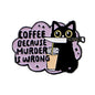 Funny Black Cat Enamel Pin Badge Coffee Brooch Lapel Backpack Clothing Accessories
