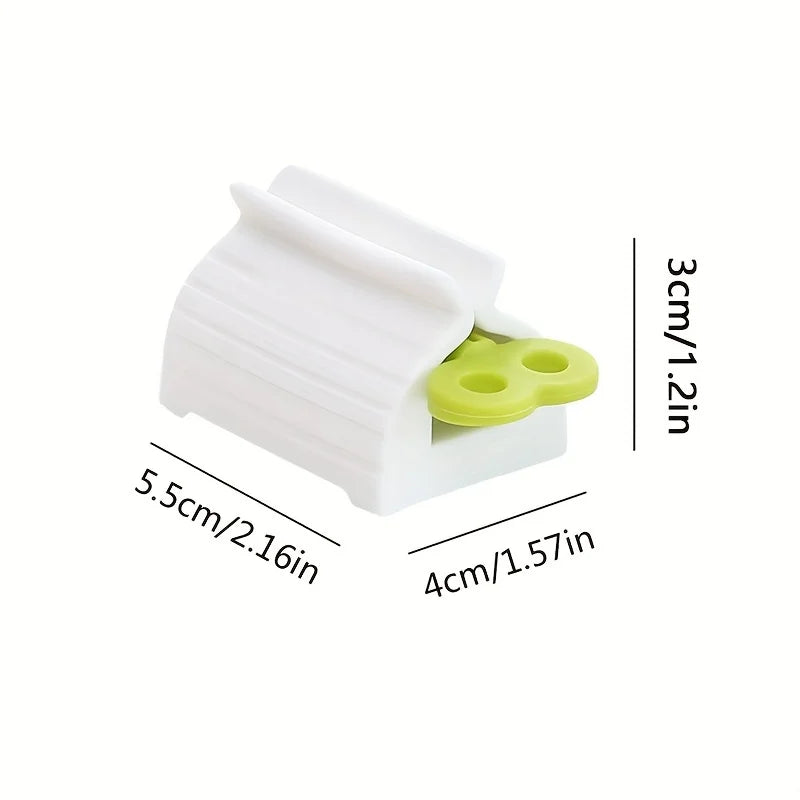 Toothpaste Tube Squeezer Gadget – Blue Red Green Roll-Up Tube Helper