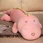 Giant 80-150cm Long Dinosaur Crocodile Plush – Soft Cartoon Plush in Green, Pink, Blue, Yellow, or Purple