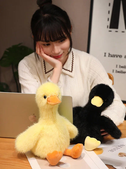 34/45cm Large Cute Duck Plush Toy in Yellow, Pink, White or Black - Stuffed Animal Soft Toy Gift