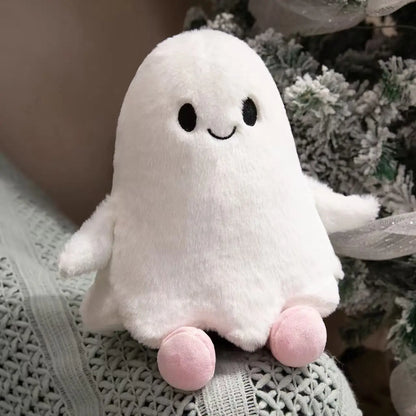 18-30cm Large Ghost Pumpkin Halloween Plush Soft Toy Smiling