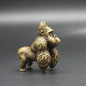 Mini Brass Copper Metal Gorilla Figurine – Desk Buddy Ornament Collectible