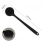 Black Silicone Body Brush – Long-Handle Shower Body Scrubber & Exfoliator