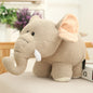 Chubby Elephant or Hippo Plush – Grey or Brown, 20cm / 25cm / 35cm