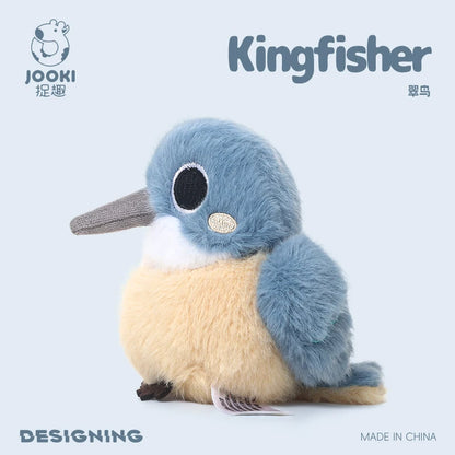 11cm Lifelike Mini Bird Plush Soft Toy – Kingfisher, Sparrow, Sunbird, Myna & More