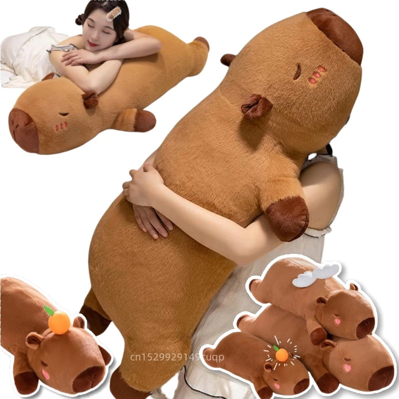 Giant Large Capybara Plush 60-100cm – Cute Capybara Soft Toy Pillow
