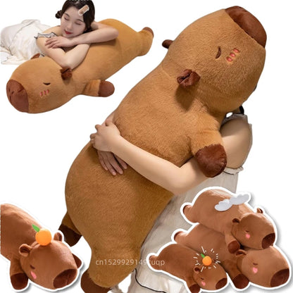 Giant Large Capybara Plush 60-100cm – Cute Capybara Soft Toy Pillow
