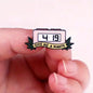 Give Me A Minute Funny 420 Alarm Clock Enamel Brooch Lapel Pin Badge Novelty Gift
