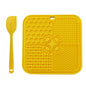 20cm Dog Lick Mat Large Square Dog Cat Pet Slow Feeder Feeding Lick Licking Mat Silicone Suction Cup