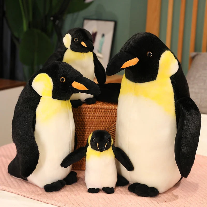 17-45cm Large Realistic Penguin Bird Plush Soft Toy