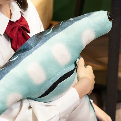 55/90cm Large Giant Hammerhead Shark Plush Soft Toy Marine Sea Life Creature