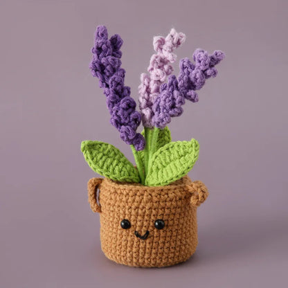 Crochet Knitted Potted Money Tree Plant – Handmade Style Décor Gift | Artificial Cute Mini Plant or Tree
