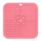 20cm Dog Lick Mat Large Square Dog Cat Pet Slow Feeder Feeding Lick Licking Mat Silicone Suction Cup