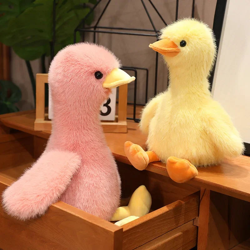 34/45cm Large Cute Duck Plush Toy in Yellow, Pink, White or Black - Stuffed Animal Soft Toy Gift