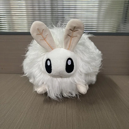 20cm Poodle Moth Plush – Fluffy Cute Anime-Style Insect Soft Toy Gift