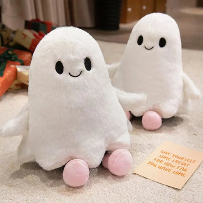 18-30cm Large Ghost Pumpkin Halloween Plush Soft Toy Smiling