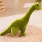 50cm or 80cm Long-Neck Dinosaur Plush Soft Toy – Pink, Green, Blue Brachiosaurus