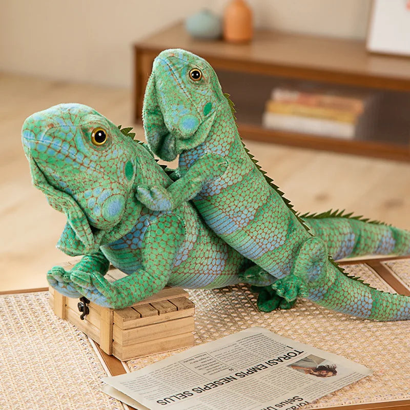 65cm Large Realistic Bearded Dragon Lizard Reptile Plush Soft Toy Poseable