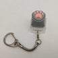 Paw Print Fidget Clicker Keyring – Stress Relief Keychain Anxiety ADHD