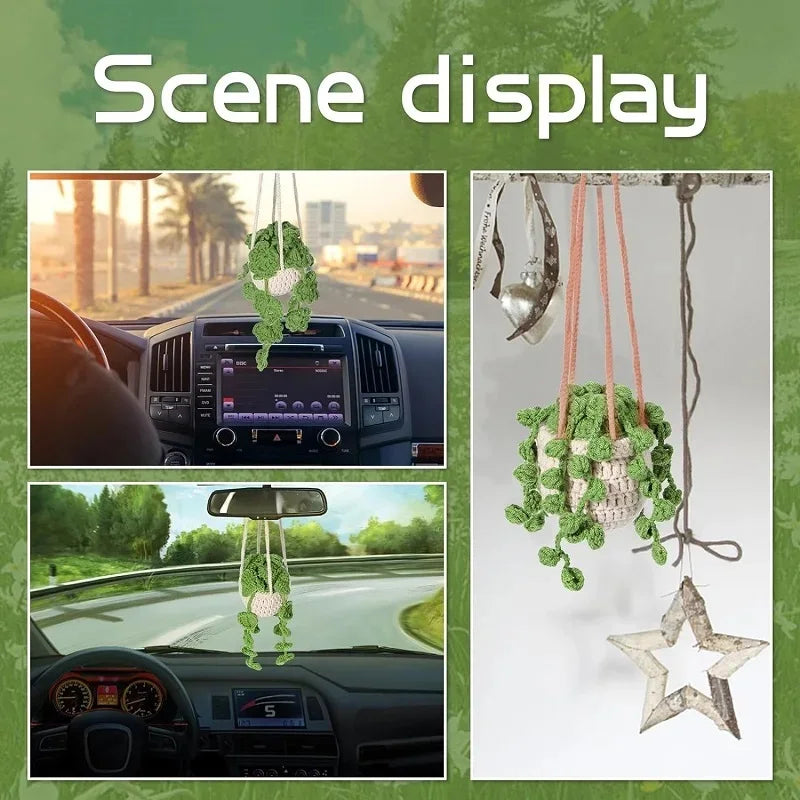 Crochet Hanging Plant Kit for Beginners – Includes Yarn, Tools & Video Tutorial
