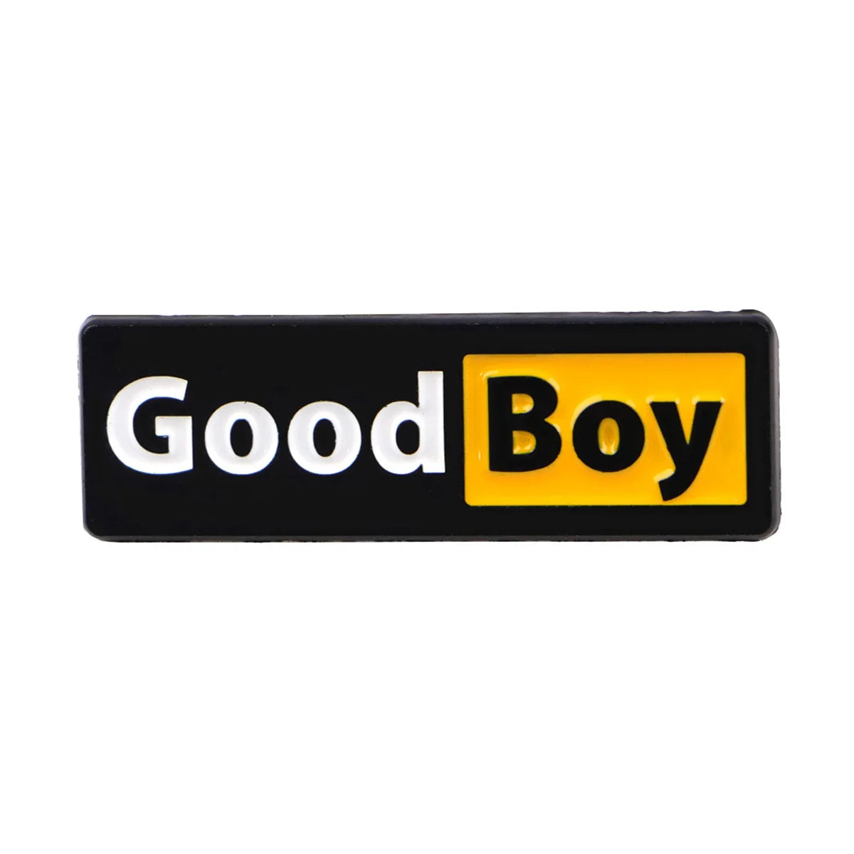 Good Boy Funny Enamel Brooch Lapel Pin Badge Novelty Gift