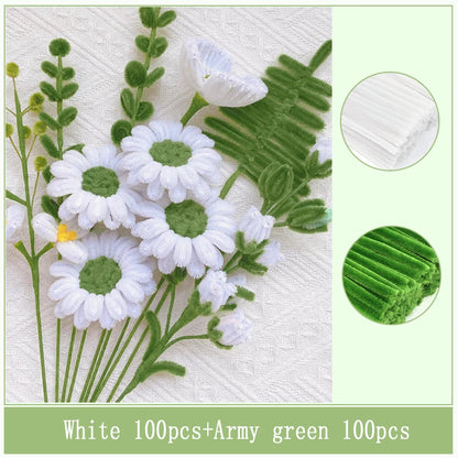 30cm Chenille Stems (Pipe Cleaners) – Craft Supplies for DIY, Kids’ Art & Flower Making Supplies Handmade